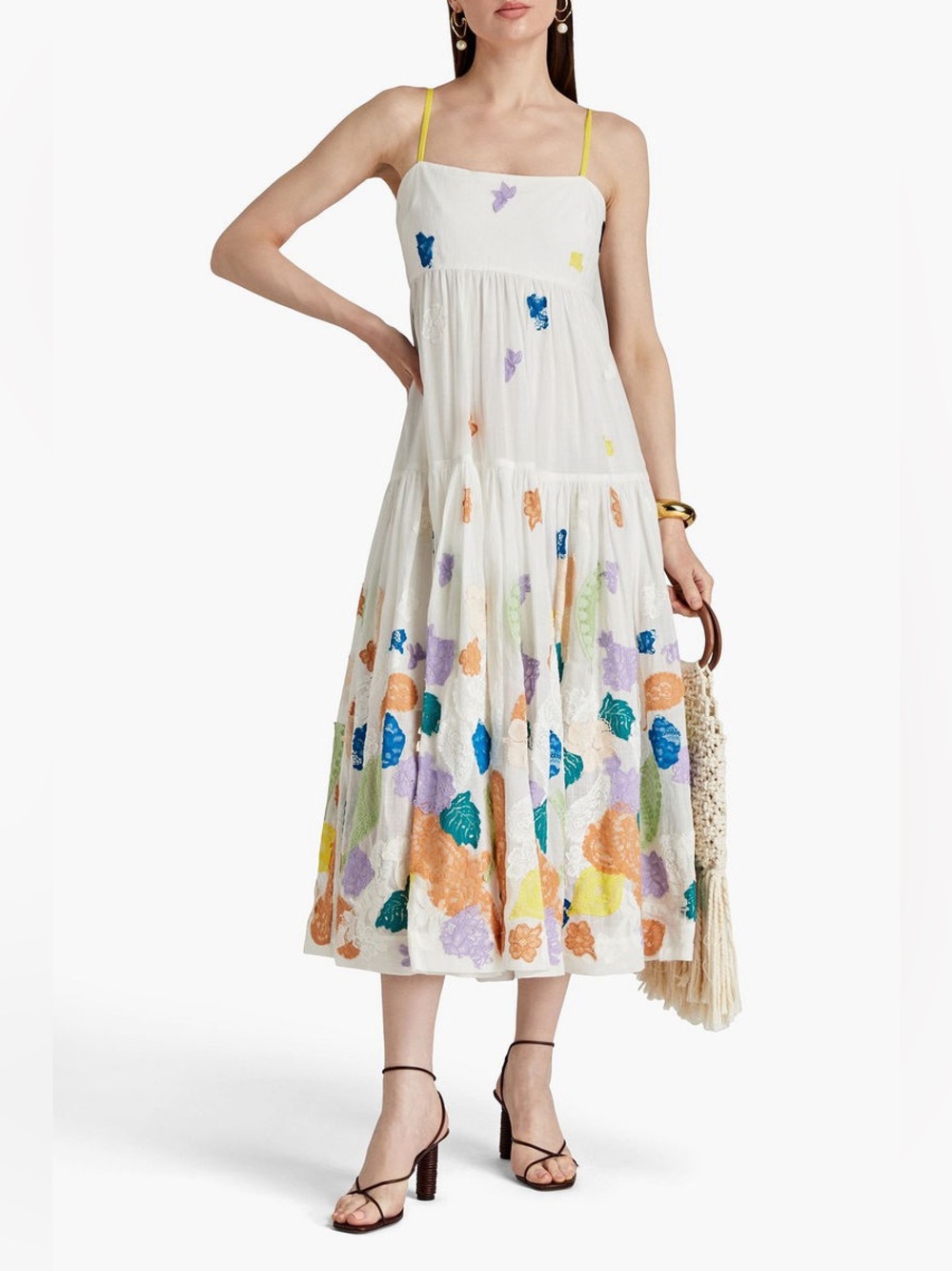 Zimmermann Tiered Empire Midi Dress